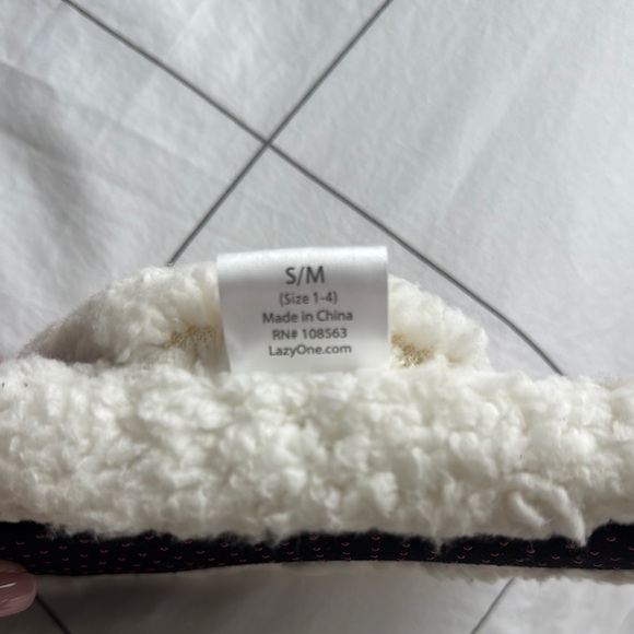 Lazy One Red and Black Plaid Women's Slippers - Picture 3 of 3